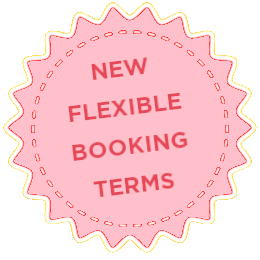 New flexible booking terms badge